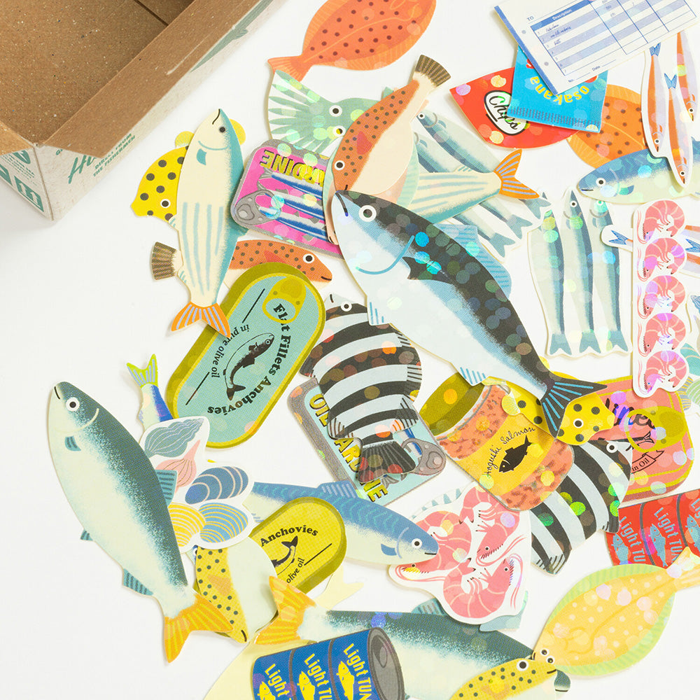Hako Seal Stickers - Fish Box
