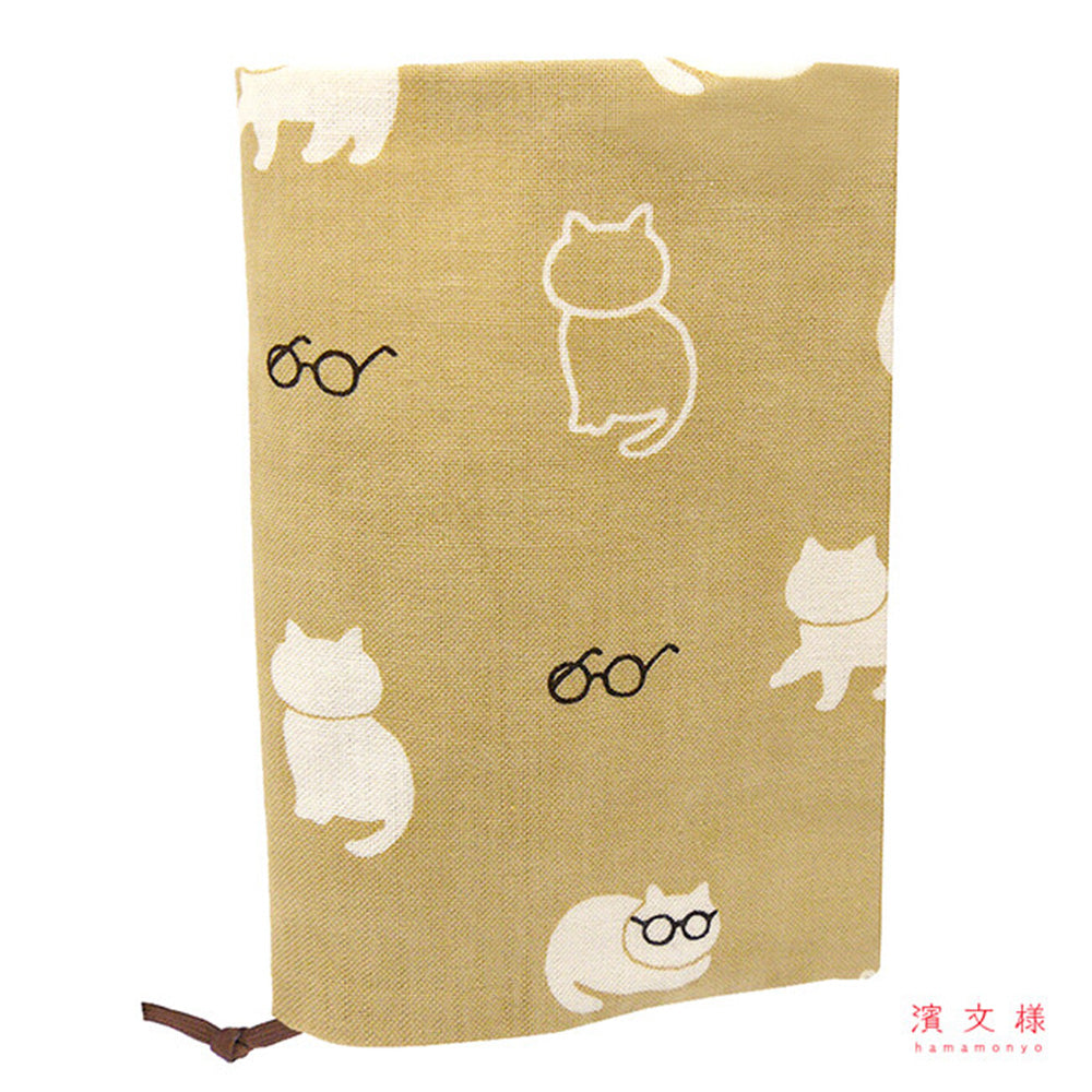 Hamamonyo Notebook A6 Cover - Cat Glasses