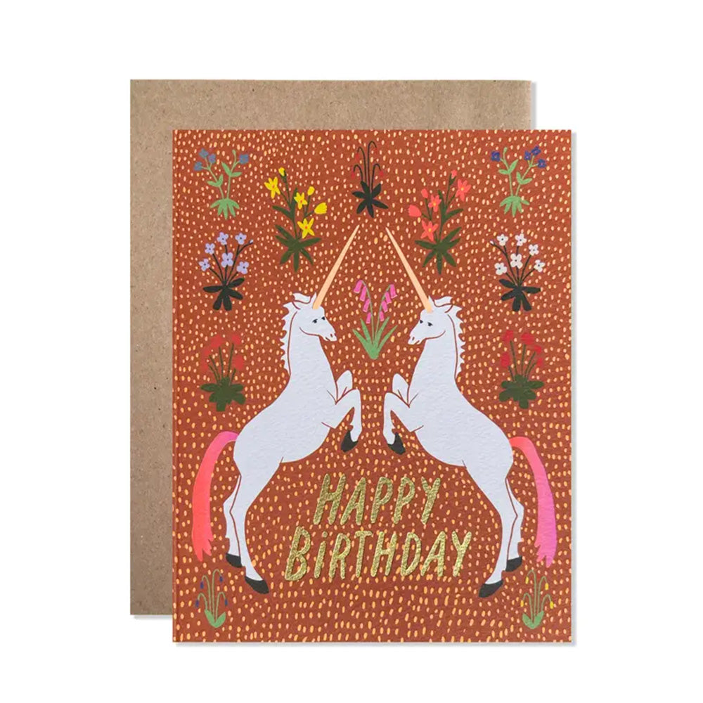 Birthday Unicorns Card