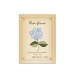 Harawool Embroidered Iron-On Sticker Patch - Hydrangea