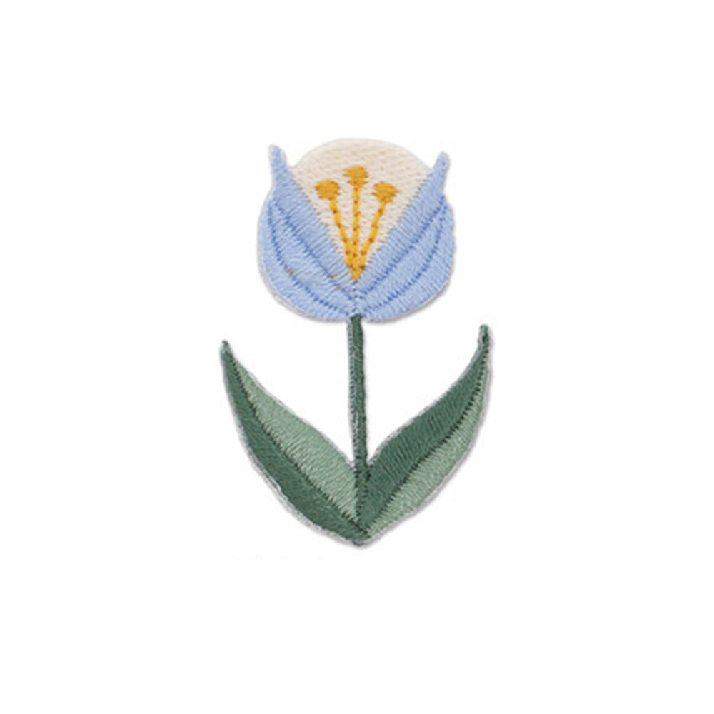 Harawool Embroidered Iron-On Sticker Patch - Tulip