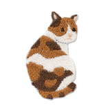 Harawool Embroidered Iron-On Sticker Patch - Calico Cat