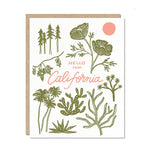 Hello from California Foliage Card