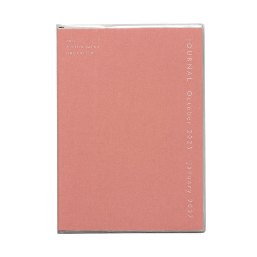 Hightide 2026 Monthly Planner A5 Coton - Pink