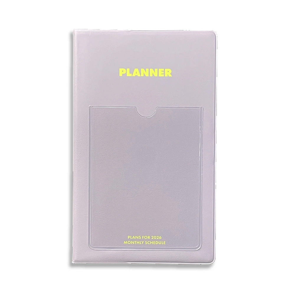 Hightide 2026 Monthly Planner Shine B6 Slim - Lavender