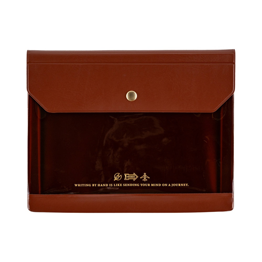Hobonichi Techo - Alettone Document Case for A6 Size: Brown