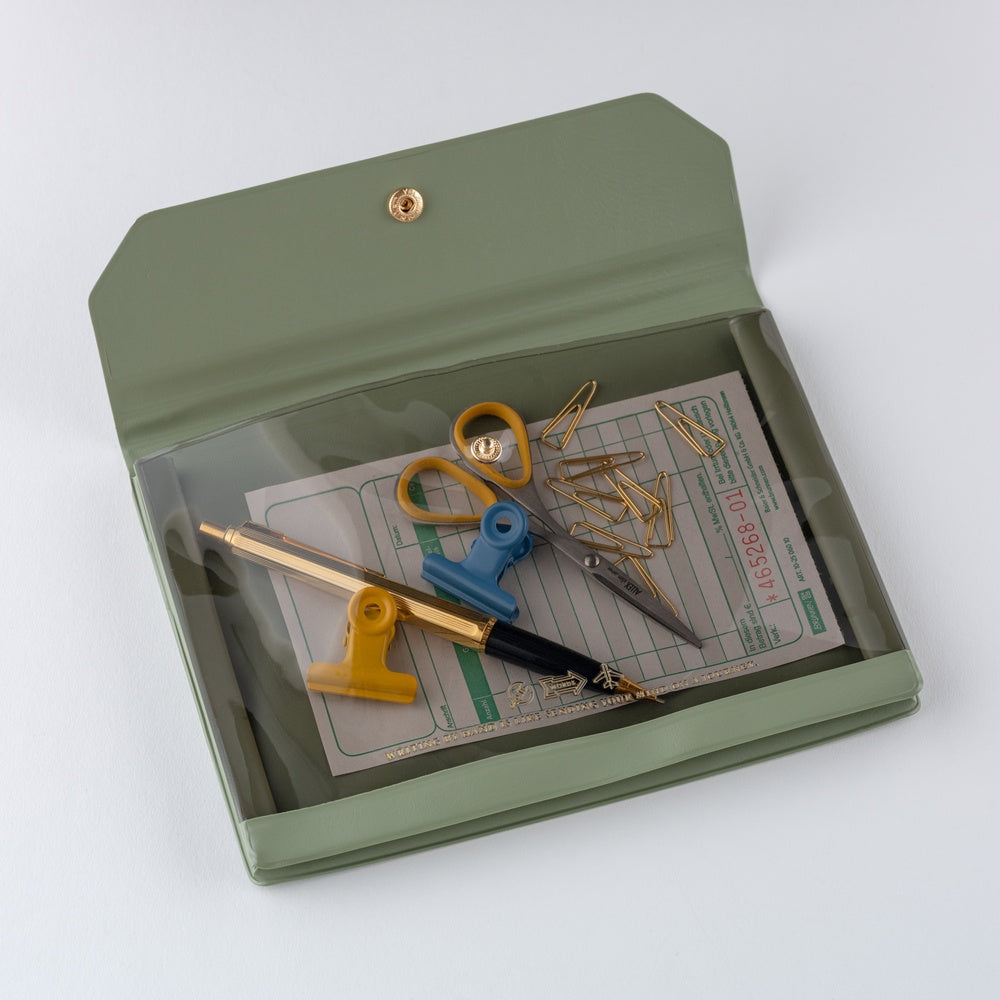Hobonichi Techo - Alettone Document Case for A6 Size: Olive