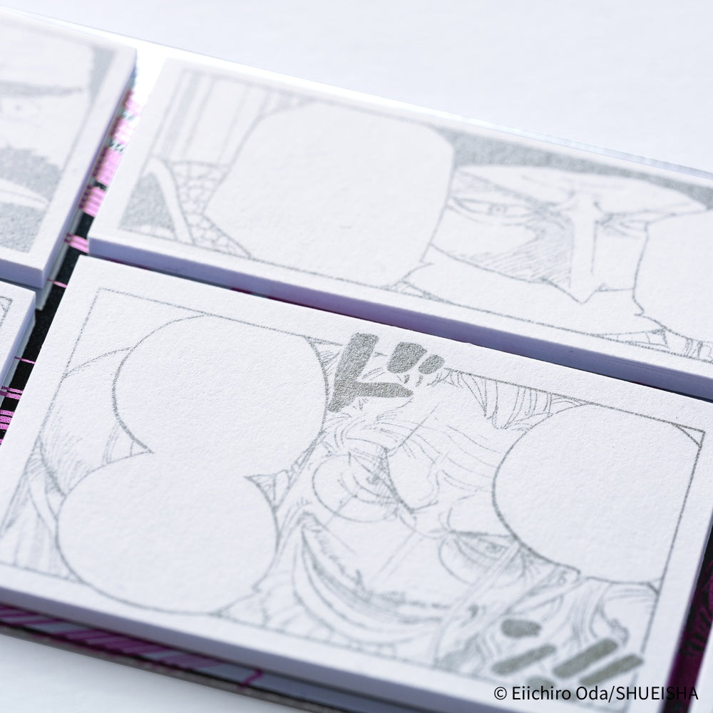 Hobonichi Techo - ONE PIECE magazine: Sparkling Silver “Old Guys” Sticky Notes