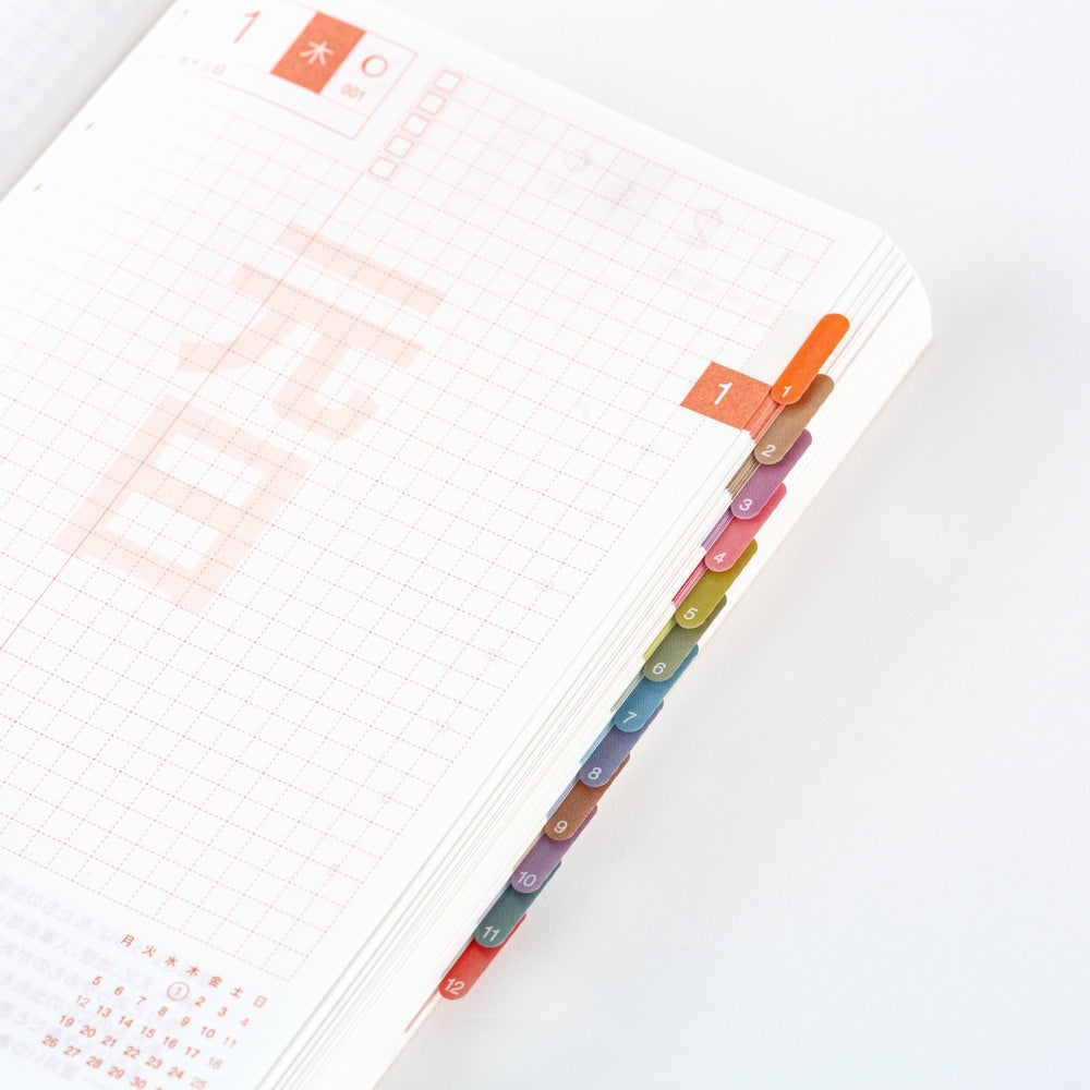 Hobonichi Techo - TSUKI no IRO: Index Stickers