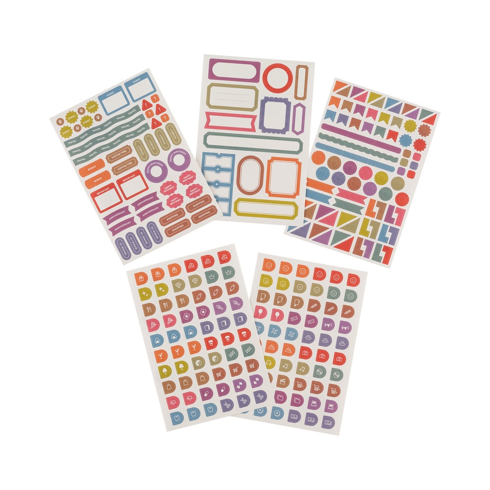 Hobonichi Techo - TSUKI no IRO: Sticker Set (Schedule)