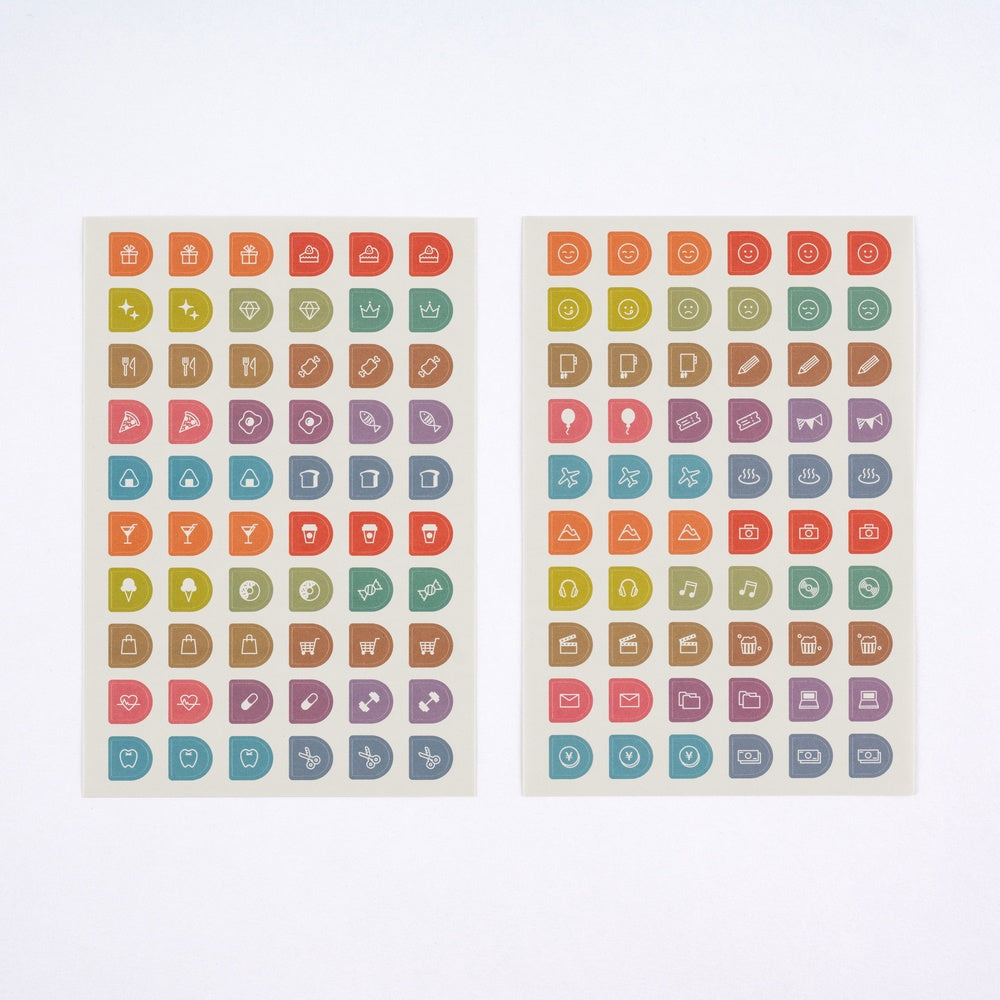 Hobonichi Techo - TSUKI no IRO: Sticker Set (Schedule)