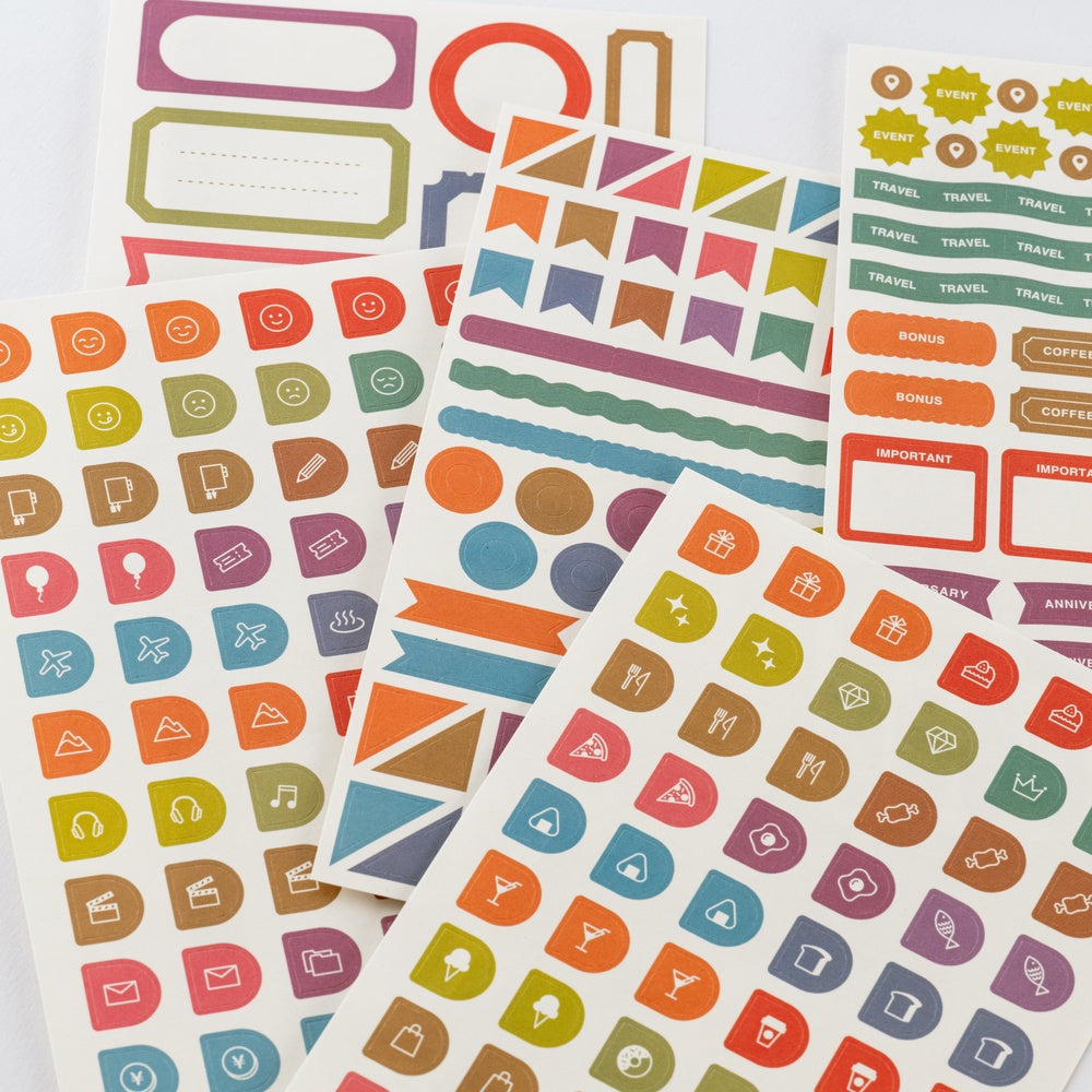 Hobonichi Techo - TSUKI no IRO: Sticker Set (Schedule)