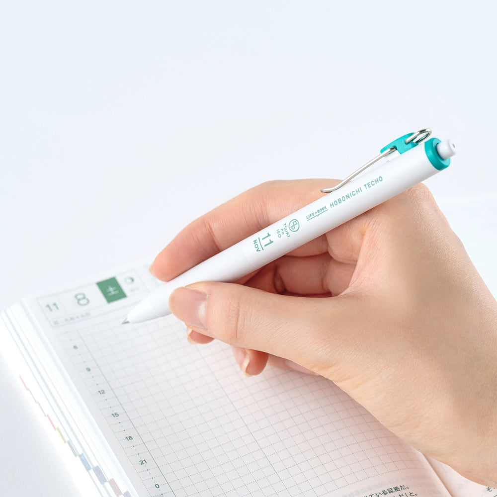 Hobonichi Techo - TSUKI no IRO: Uni-Ball One - July - December Set with Case