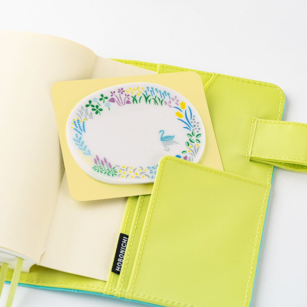 Hobonichi Techo - Yuri Sanae: See-Through Sticky Notes - Forest Lake