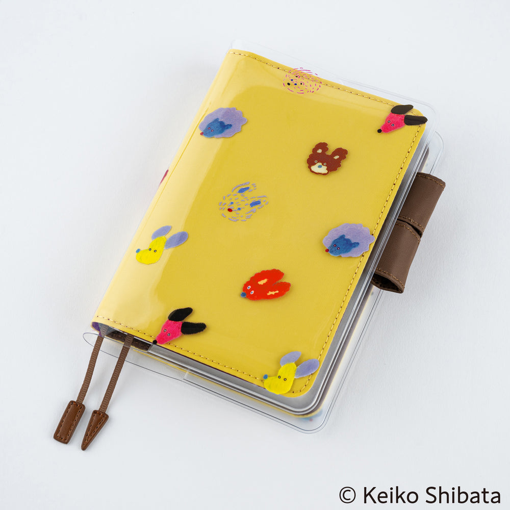 Hobonichi Techo A6 - Keiko Shibata: Cover on Cover for A6 Size (Dog Ears Fluttering in the Wind)