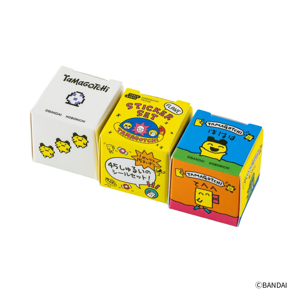 Hobonichi Techo Flake Stickers - Tamagotchi (Set of 3 Boxes)