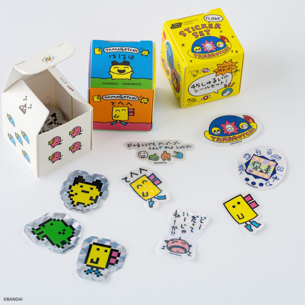 Hobonichi Techo Flake Stickers - Tamagotchi (Set of 3 Boxes)