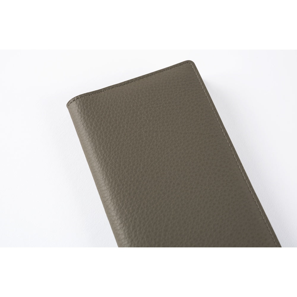 Hobonichi Techo Weeks Cover - Leather: Taut (Gray & Light Blue)