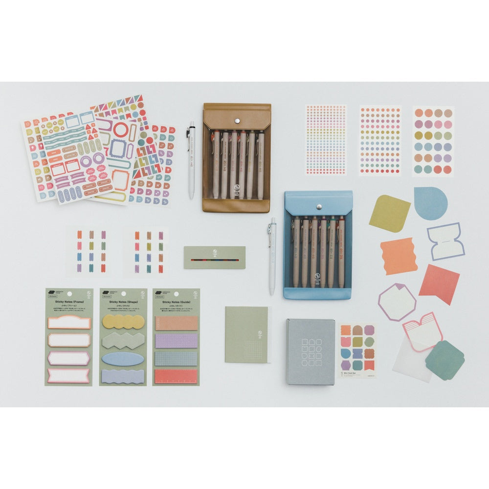 Hobonichi Techo - TSUKI no IRO: Uni-Ball One - July - December Set with Case