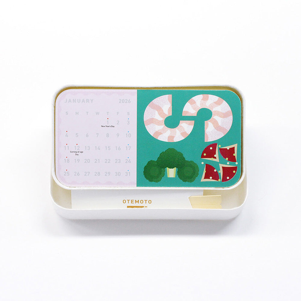 Ichikudo 2026 Bento Calendar x Masahiro Kasahara