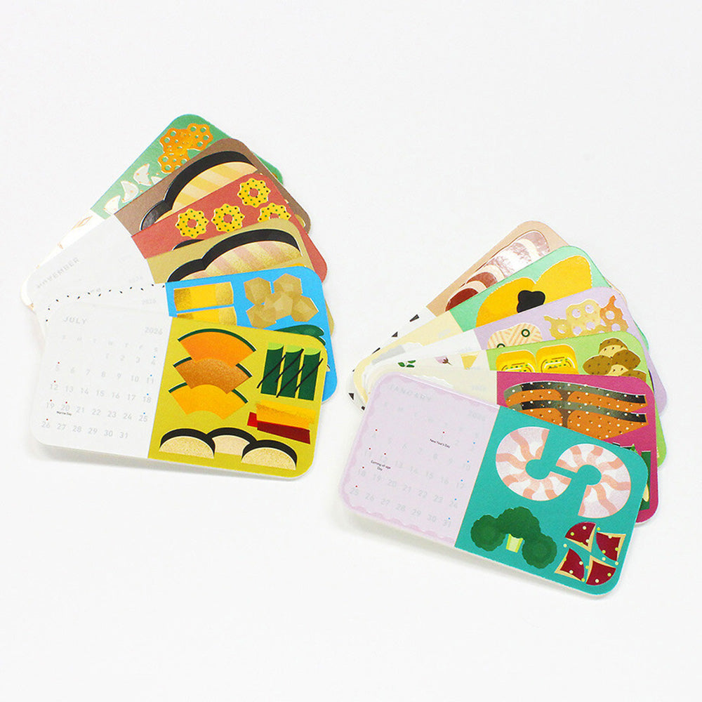 Ichikudo 2026 Bento Calendar x Masahiro Kasahara