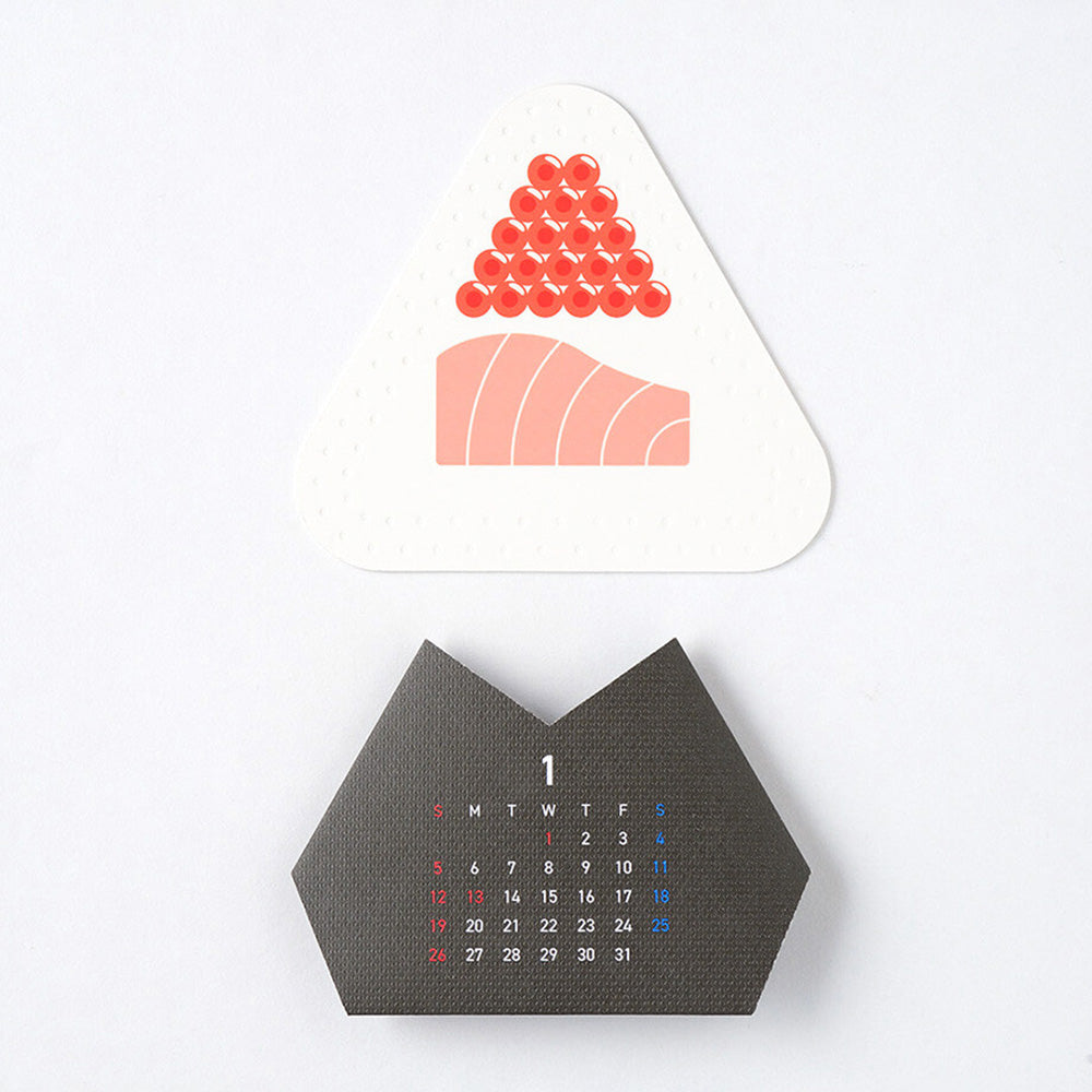 Ichikudo 2026 Tokyo Tsukiji Onigiri Calendar