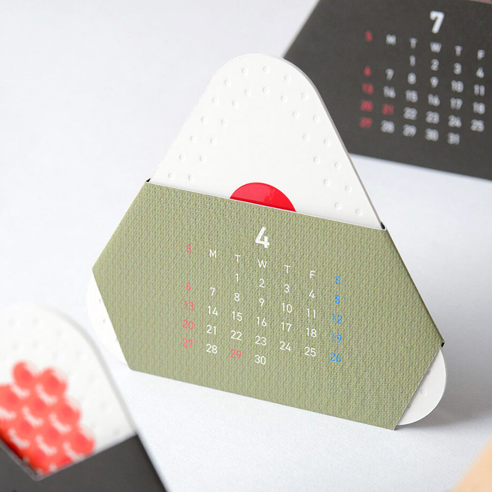 Ichikudo 2026 Tokyo Tsukiji Onigiri Calendar