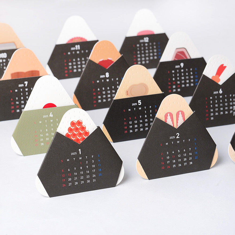 Ichikudo 2026 Tokyo Tsukiji Onigiri Calendar