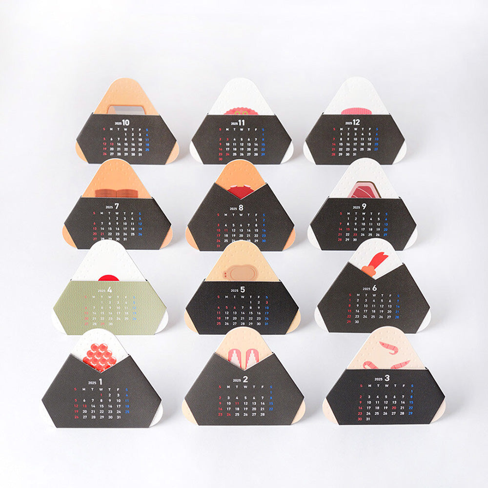 Ichikudo 2026 Tokyo Tsukiji Onigiri Calendar