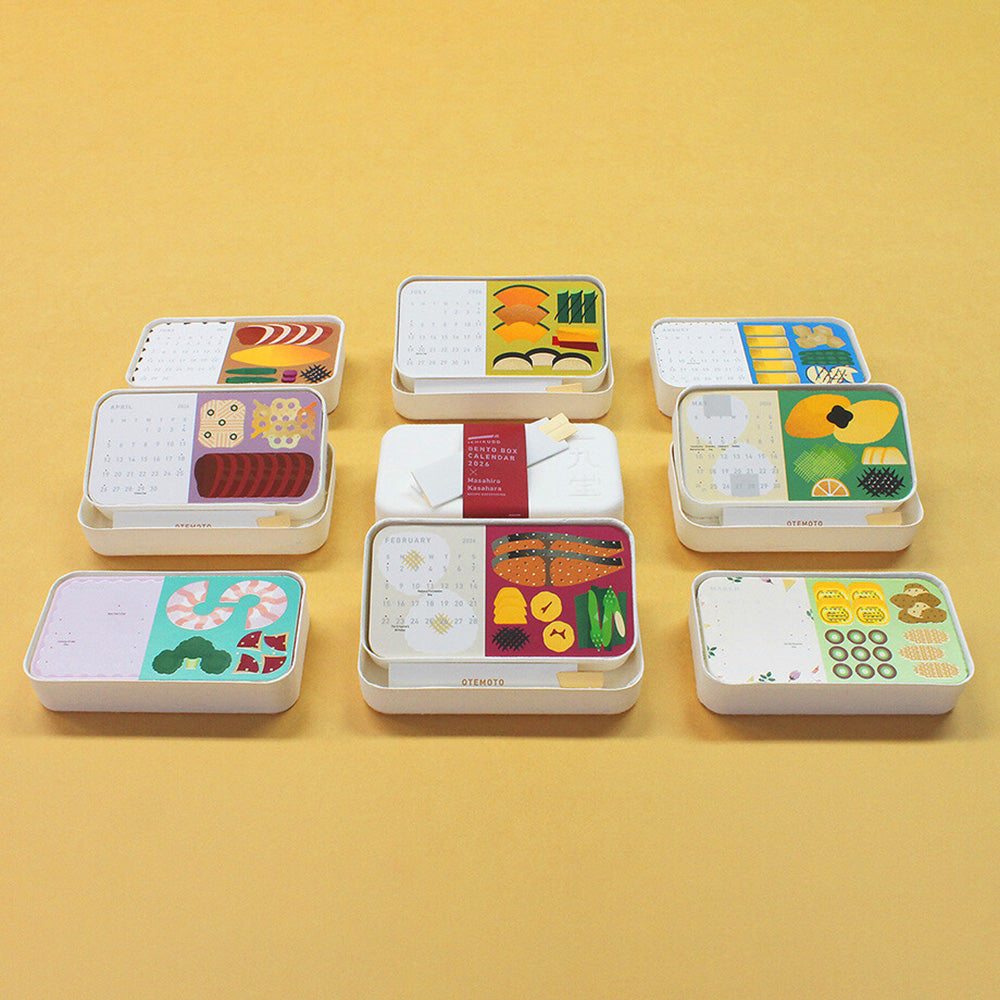 Ichikudo 2026 Bento Calendar x Masahiro Kasahara