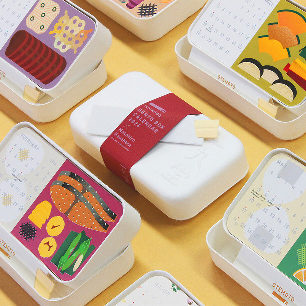 Ichikudo 2026 Bento Calendar x Masahiro Kasahara