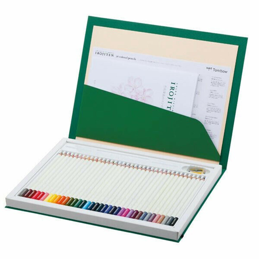 Irojiten Colored Pencils - Color Dictionary - 36 Color Set - M.Lovewell