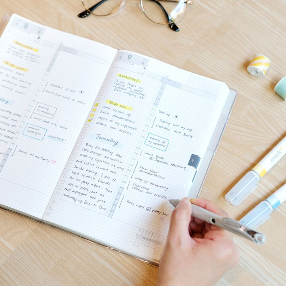 Jibun Techo Days 2026 A5 Slim Limited SOUSOU - Pink