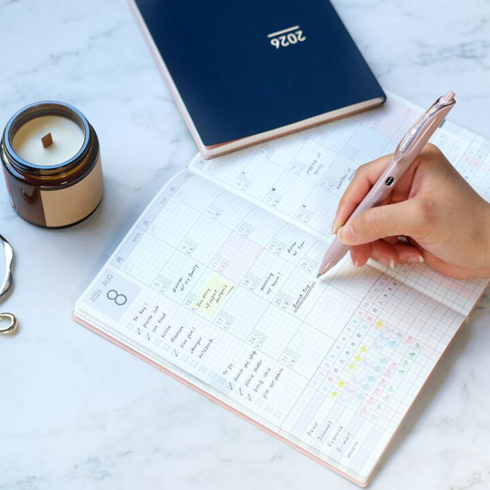 Jibun Techo Lite 2026 A5 Slim - Navy