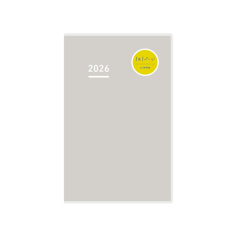 Jibun Techo Days 2026 A5 Slim - Gray