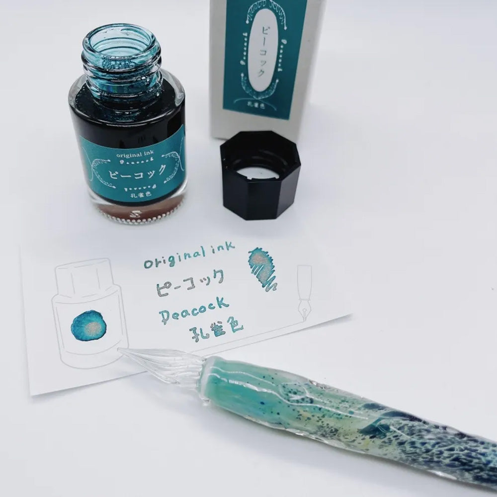 Ka-Ku Fountain Pen Ink - Peacock