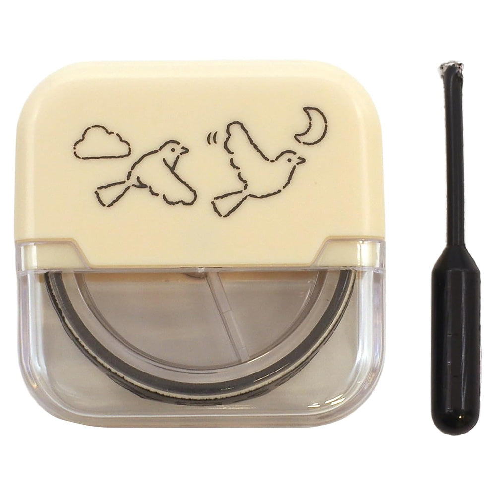 Rolling stamp with an ink refill white background