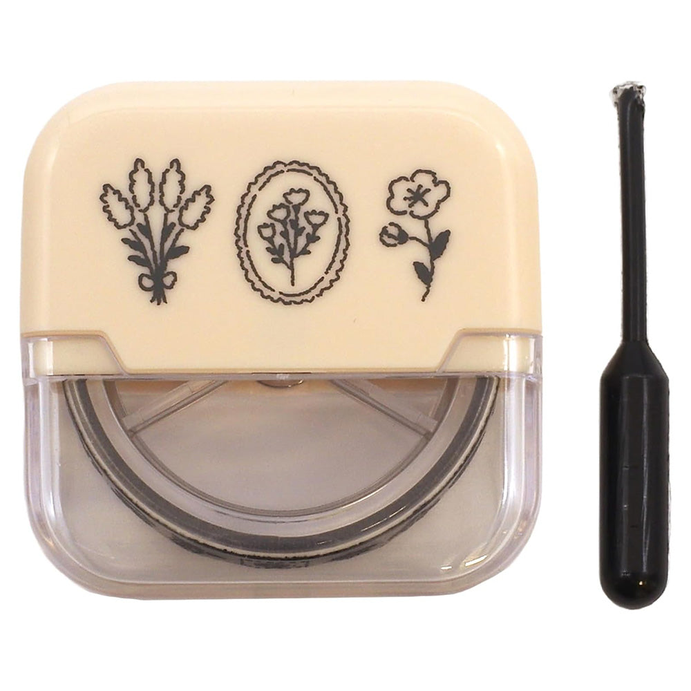 Rolling stamp with a black ink refill