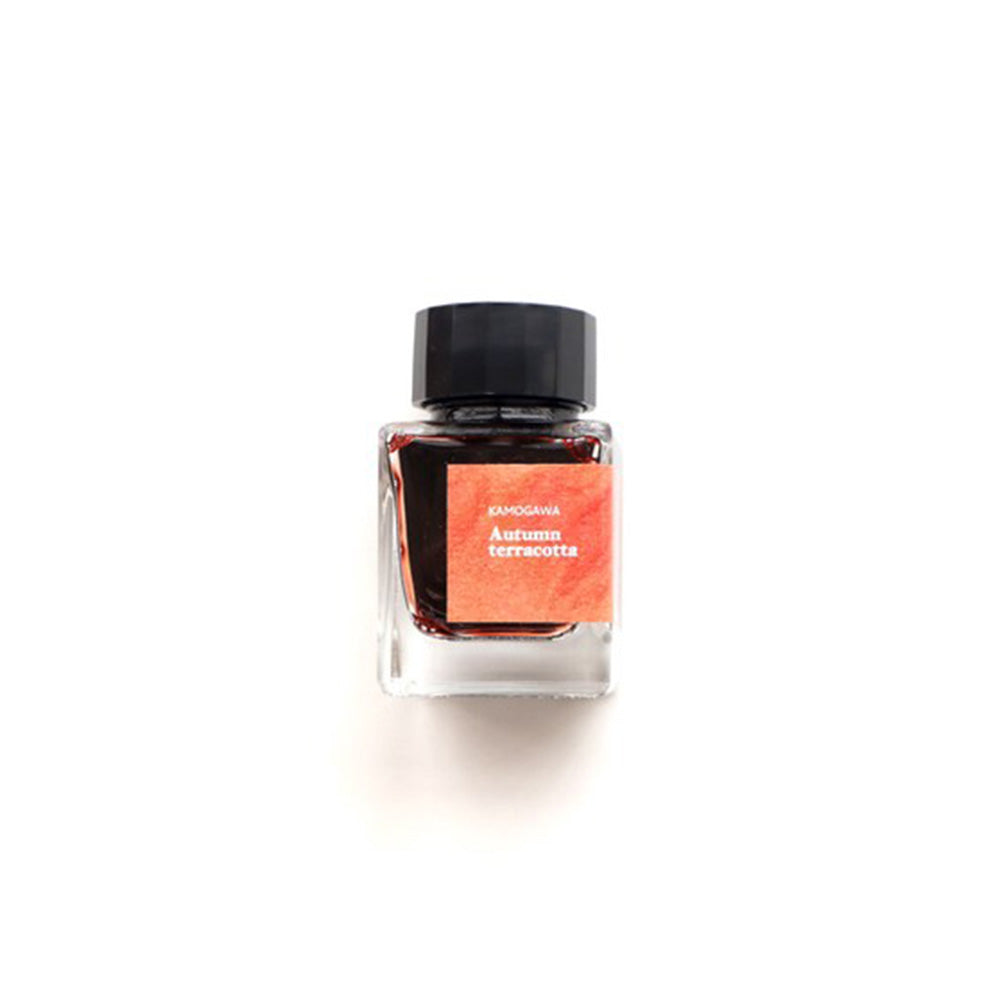 Kamogawa Fountain Pen Ink - Autumn Terracotta - M.Lovewell