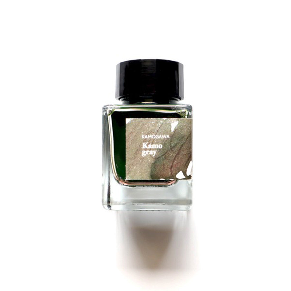Kamogawa Fountain Pen Ink - KAMO Gray - M.Lovewell