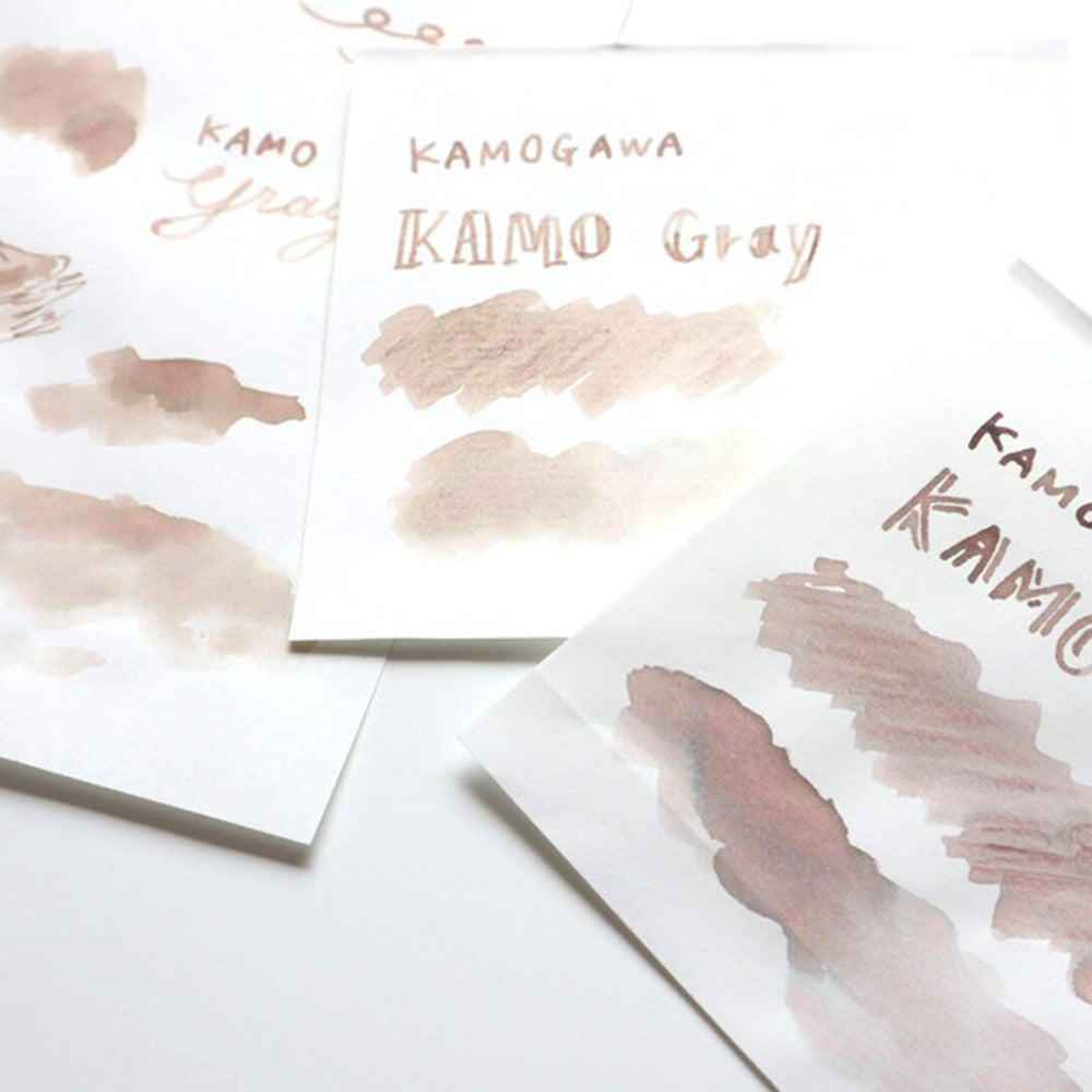Kamogawa Fountain Pen Ink - KAMO Gray - M.Lovewell