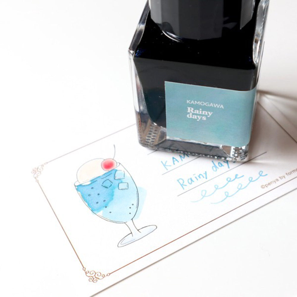 Kamogawa Fountain Pen Ink - Rainy Days - M.Lovewell
