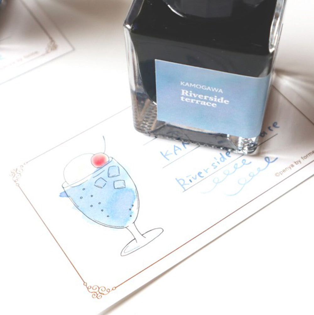 Kamogawa Fountain Pen Ink - Riverside Terrace - M.Lovewell
