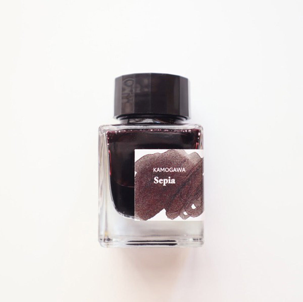 Kamogawa Fountain Pen Ink - Sepia - M.Lovewell