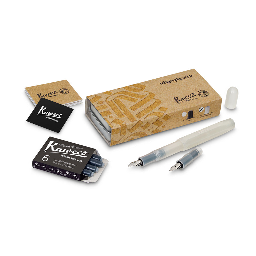 Kaweco Calligraphy Sport Set "S" - Natural Coconut