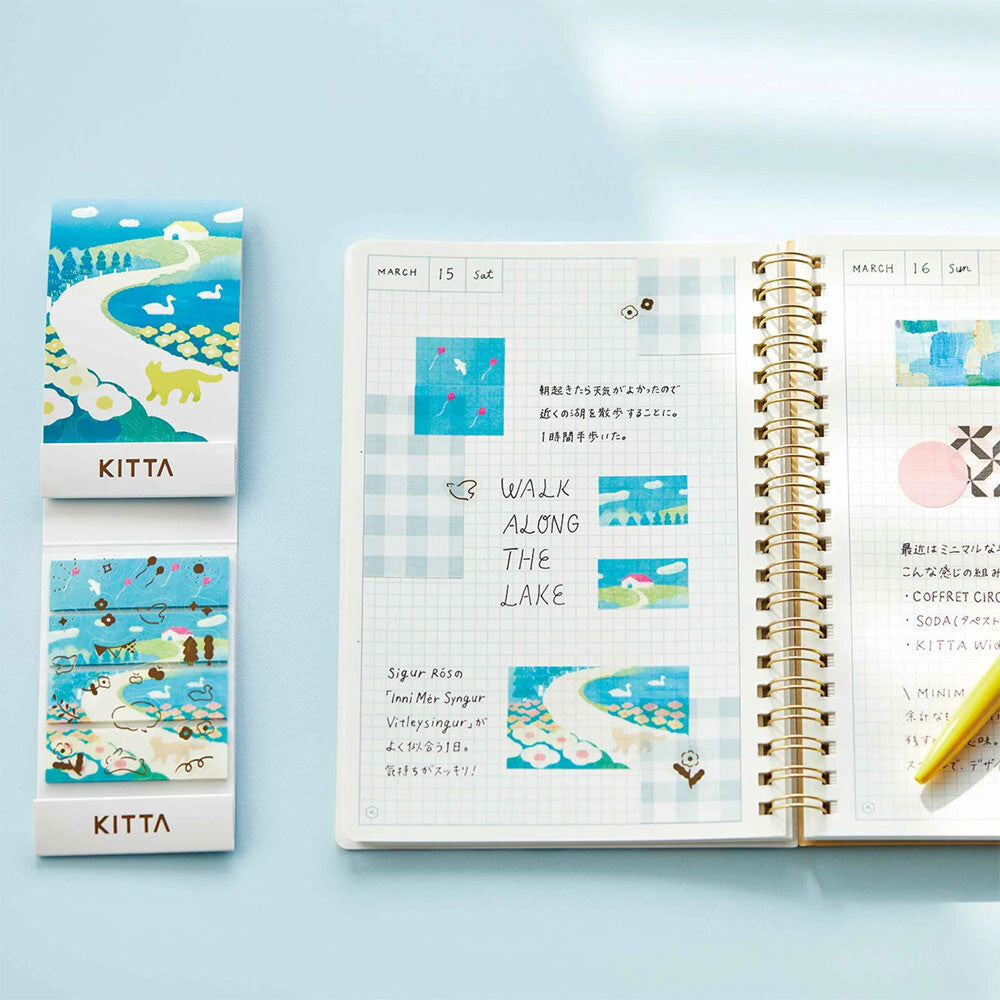 Kitta Collage Washi Tape and Stickers - Message