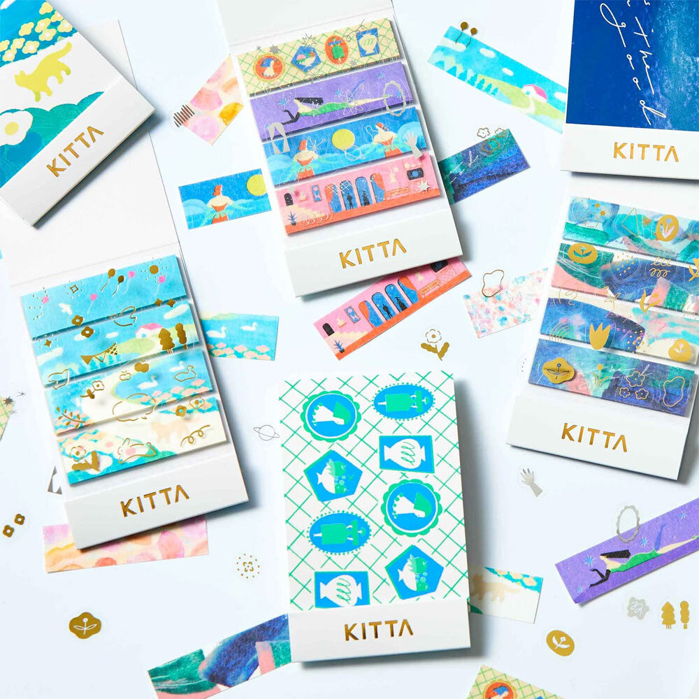 Kitta Collage Washi Tape and Stickers - Message