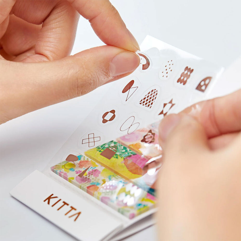 Kitta Collage Washi Tape and Stickers - Message