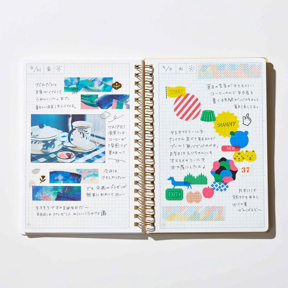 Kitta Collage Washi Tape and Stickers - Message