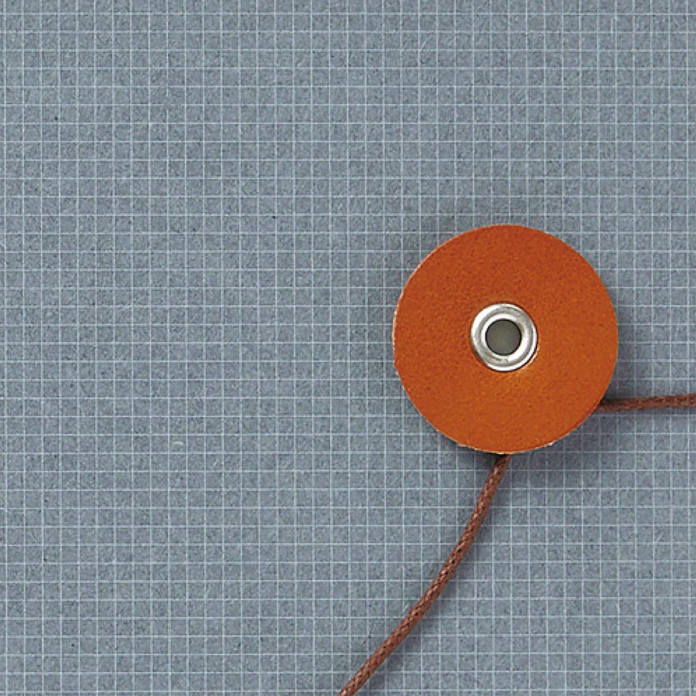 Kleid Stationery String Tie Notebook - Square - Blue Gray